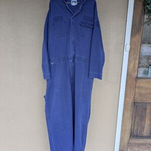 Red Kap Bulwark Men's Blue FR Flame Fire Resistant Coverall